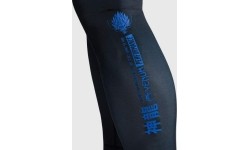 Spodnie kompresyjne Venum Thunder Dragon, czarno-niebieskie