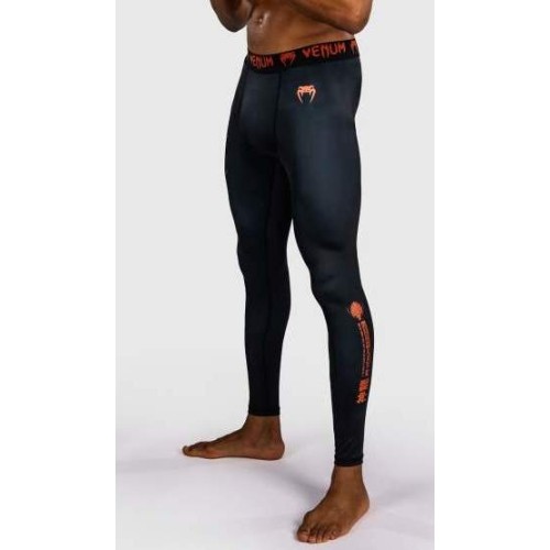 Legginsy Venum Thunder Dragon, czarny/szary/miedziany