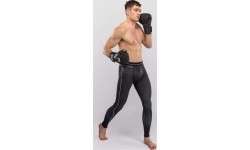 Legginsy Venum Stealth Spats, czarno-białe