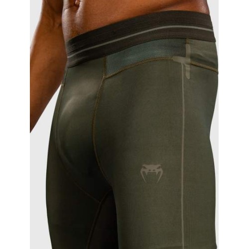 Legginsy Venum Stealth Spats, khaki / ciemnozielone