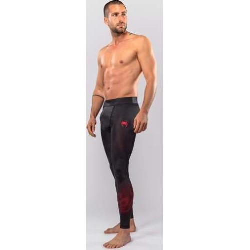 Legginsy Venum Spectre - czarno-czerwone