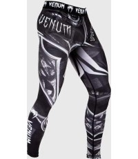 Legginsy kompresyjne Venum Gladiator 3.0, czarno-białe