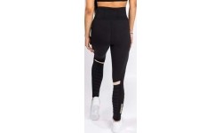 Legginsy damskie Venum Moto, czarno-piaskowe