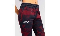 Damskie spodnie UFC Zenith by Venum Fight Week, bordowe