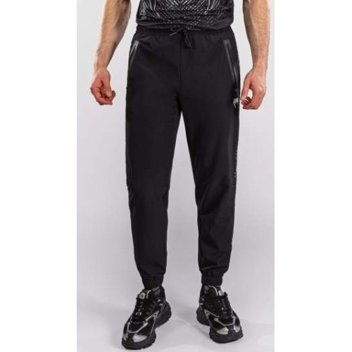 Spodnie sportowe Venum Midnight Fury – czarne/szare/srebrne