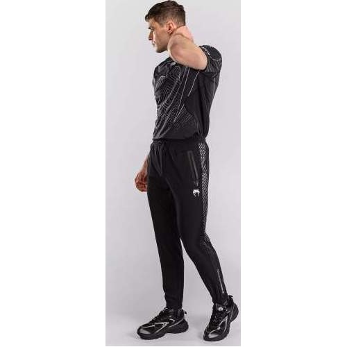 Spodnie sportowe Venum Midnight Fury – czarne/szare/srebrne