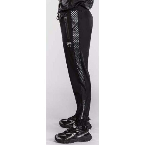 Spodnie sportowe Venum Midnight Fury – czarne/szare/srebrne