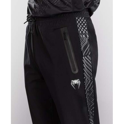 Spodnie sportowe Venum Midnight Fury – czarne/szare/srebrne