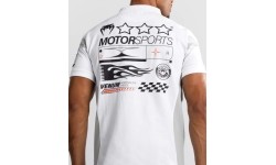 Koszulka polo Venum Motorsport bawełniana – śnieżnobiała