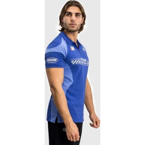 Koszulka polo bawełniana Venum Motorsport, szafirowa