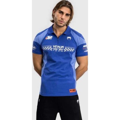 Koszulka polo bawełniana Venum Motorsport, szafirowa