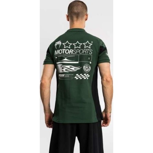 Koszulka polo bawełniana Venum Motorsport – Deep Forest