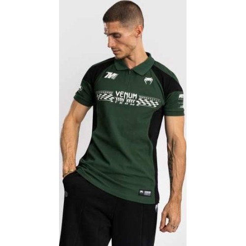 Koszulka polo bawełniana Venum Motorsport – Deep Forest