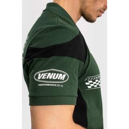 Koszulka polo bawełniana Venum Motorsport – Deep Forest