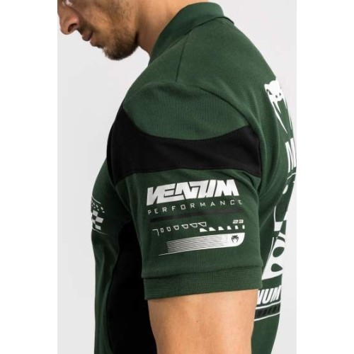 Koszulka polo bawełniana Venum Motorsport – Deep Forest
