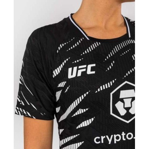 Damska koszulka walkout UFC Fusion by Venum Authentic Fight Night – czarna
