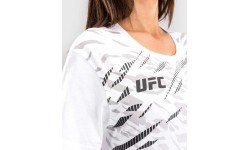 Damska koszulka z krótkim rękawem UFC Fusion by Venum Replica, biała