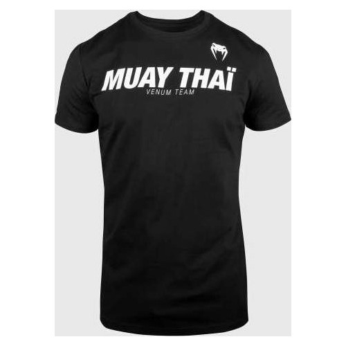 Koszulka Venum Muay Thai VT, czarno-biała