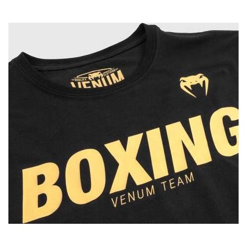 Koszulka Venum Boxing VT – czarno-złota