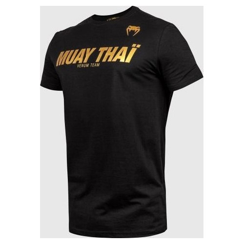 Koszulka Venum Muay Thai VT - czarna/złota