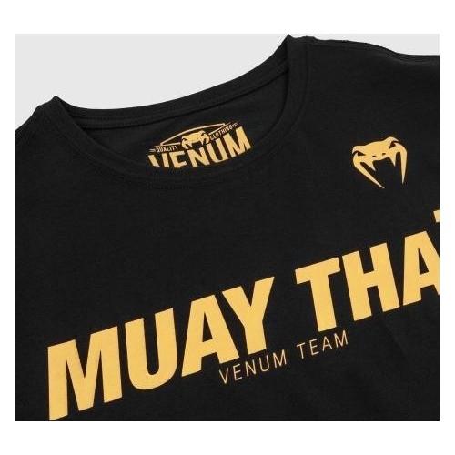 Koszulka Venum Muay Thai VT - czarna/złota
