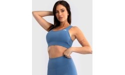 Damski stanik sportowy Venum Essential, średnie podparcie, Storm Blue