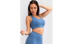 Damski stanik sportowy Venum Essential, średnie podparcie, Storm Blue