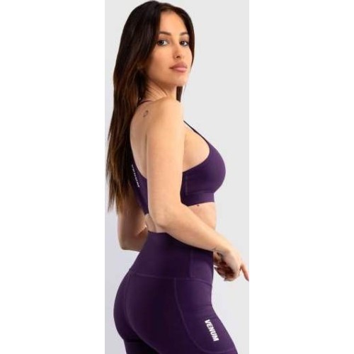 Damski stanik sportowy Venum Essential Low Impact, ciemnofioletowy