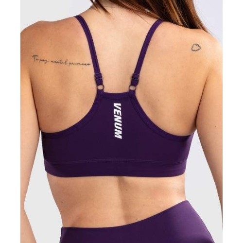 Damski stanik sportowy Venum Essential Low Impact, ciemnofioletowy