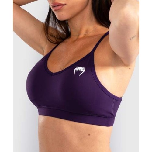 Damski stanik sportowy Venum Essential Low Impact, ciemnofioletowy