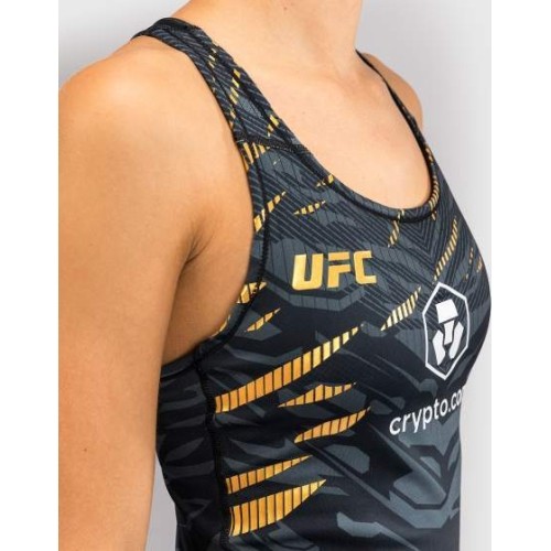 UFC Fusion by Venum Authentic Fight Night damska dopasowana koszulka bez rękawów z wszytym stanikiem – Champion