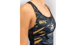 UFC Fusion by Venum Authentic Fight Night damska dopasowana koszulka bez rękawów z wszytym stanikiem – Champion