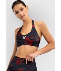 Damski stanik sportowy Venum X Sophia Rose, Urban Red Camo