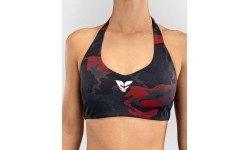 Damski stanik sportowy Venum X Sophia Rose, Urban Red Camo