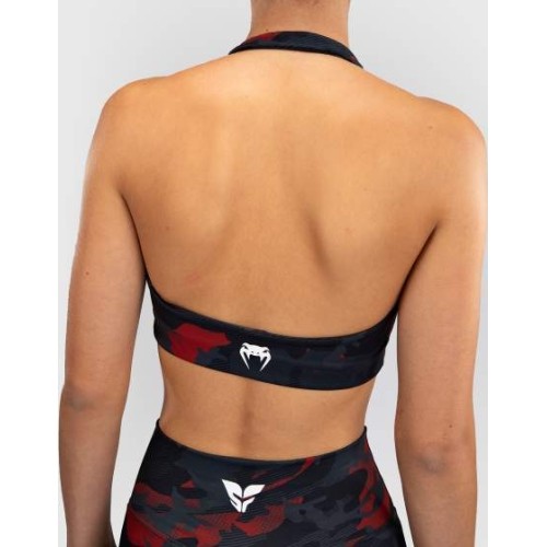 Damski stanik sportowy Venum X Sophia Rose, Urban Red Camo