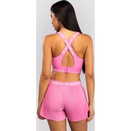 Damski biustonosz sportowy Venum Essential X – Candy Pink