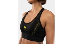 Damski stanik sportowy Venum Lazer, czarno-żółty
