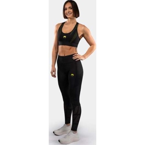 Damski stanik sportowy Venum Lazer, czarno-żółty