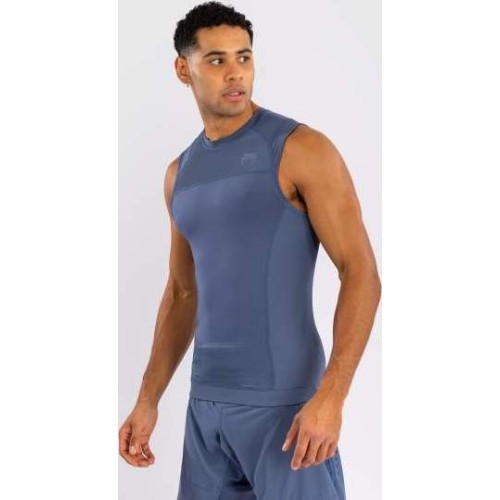 Venum G-Fit Air męska koszulka kompresyjna bez rękawów, mglisty niebieski