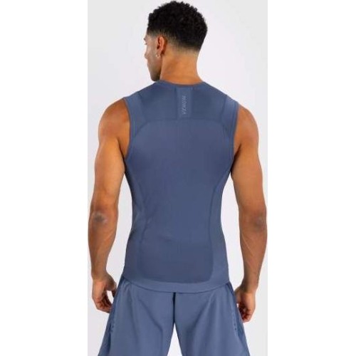 Venum G-Fit Air męska koszulka kompresyjna bez rękawów, mglisty niebieski