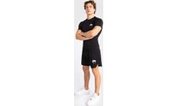 Rashguard męski Venum Contender z krótkim rękawem, czarno-biały