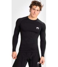 Męski rashguard z długim rękawem Venum Contender – czarny/biały