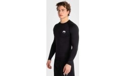 Męski rashguard z długim rękawem Venum Contender – czarny/biały