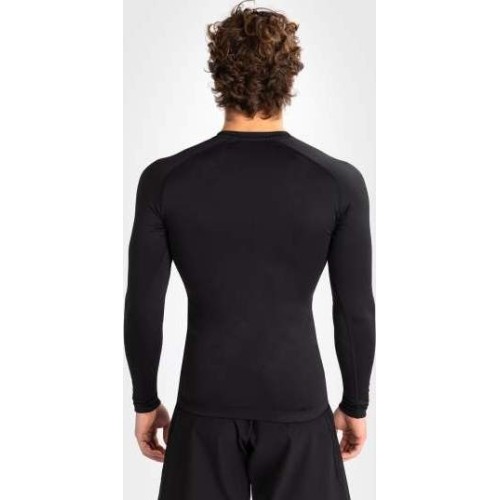 Męski rashguard z długim rękawem Venum Contender – czarny/biały