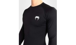 Męski rashguard z długim rękawem Venum Contender – czarny/biały