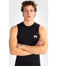 Męska koszulka bez rękawów Venum Contender Rashguard, czarno-biała