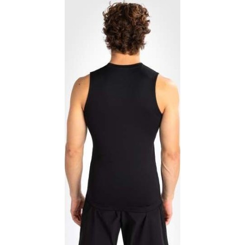 Męska koszulka bez rękawów Venum Contender Rashguard, czarno-biała