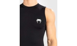 Męska koszulka bez rękawów Venum Contender Rashguard, czarno-biała