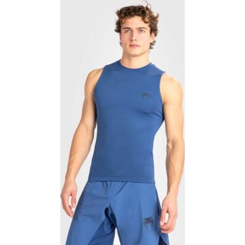 Męski rashguard bez rękawów Venum Contender, niebieski