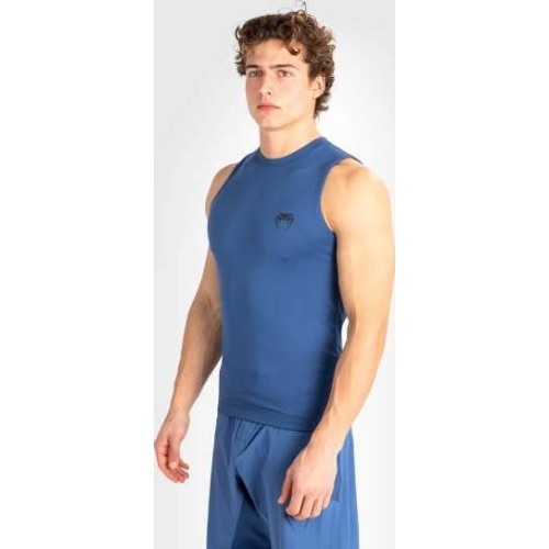 Męski rashguard bez rękawów Venum Contender, niebieski